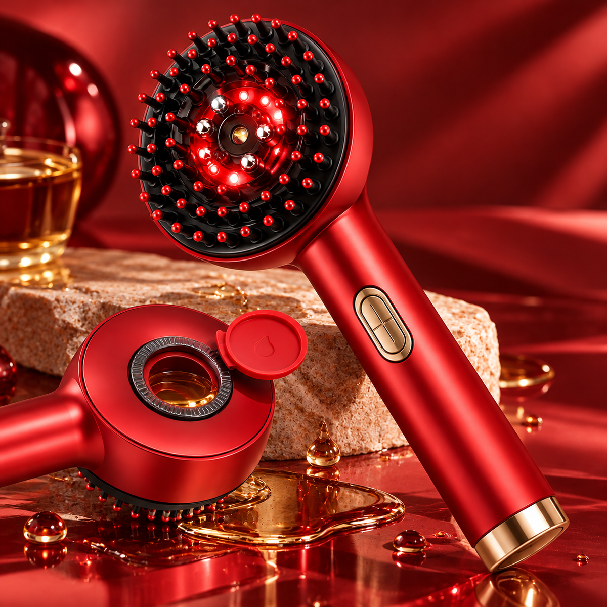 HaiRelax Pro, masseur capillaire rouge à lumière rouge